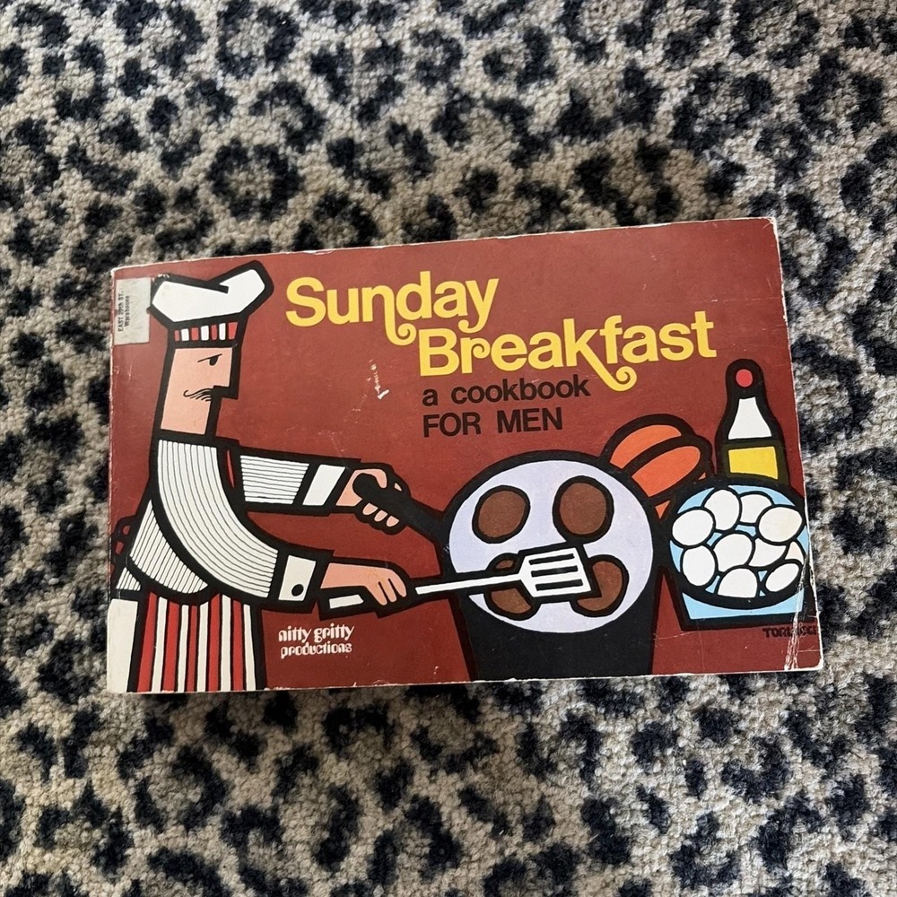 Vintage Sunday Breakfast A Cookbook for Men Nitty Gritty 1971 By Craig Michaels